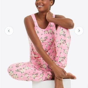 Draper James Hillary Pajama Set Pink Magnolia